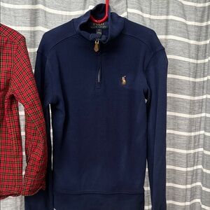 Polo by Ralph Lauren Blue Half-Zip Sweater